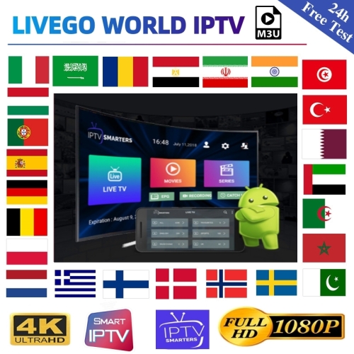 Livego Worldwide IPTV M3u Datoo support iptv smarters Android box Smart iptv Subscription M3u PC